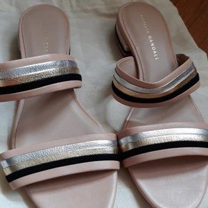 Loeffler Randall Rubie Multi Striped Slide Sandal